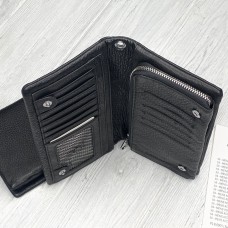 Мужской кожаный клатч Ck-2710 leather black