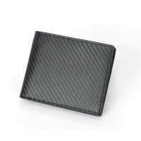Шкіряний чоловічий гаманець Leather Collection (2763) чорний RFID захист