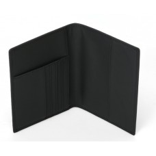  Обкладинка для паспорта шкіряна Leather Collection carbon 