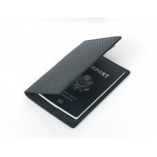  Обкладинка для паспорта шкіряна Leather Collection carbon 