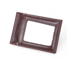 Кожаный зажим для денег Leather Collection (2770) коричневый