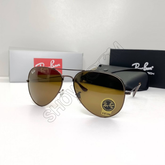 Мужские солнцезащитные очки Rb 3026 aviator (2913)