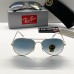 Мужские солнцезащитные очки RAY BAN 3025 aviator gold gradient (2901)