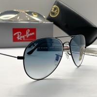 Женские солнцезащитные очки RAY BAN 3025 aviator black (2902)