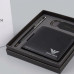 Мужской кожаный кошелек Armani c ручкой и брелком (3031-3)