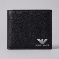  Брендовий чоловічий гаманець із натуральної шкіри Armani (3032-1)