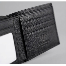 Мужской кожаный кошелек с брелком и ручкой Armani (3032-3)
