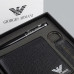 Мужской кожаный кошелек с брелком и ручкой Armani (3032-3)
