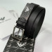 Чоловічий шкіряний брендовий ремінь Armani (304) чорний Чоловічий шкіряний брендовий ремінь Armani (304) чорний