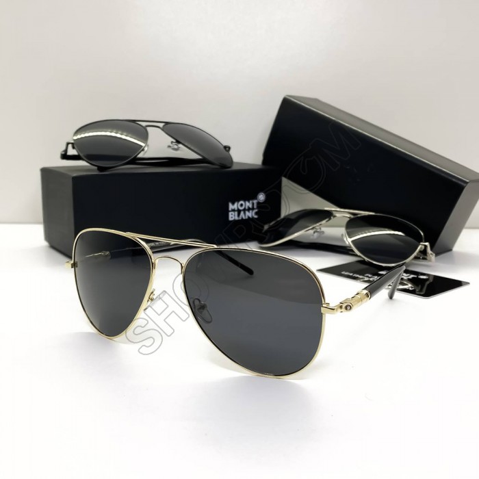 Мужские солнцезащитные очки MB (3090) золотистые polaroid 