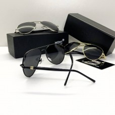 Мужские солнцезащитные очки MB (3090) черные polaroid 