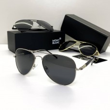  Чоловічі сонцезахисні окуляри MB (3090) срібні polaroid 