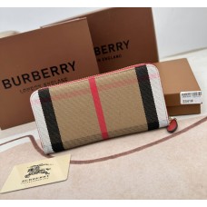  Жіночий брендовий гаманець Burberry (3341) brown