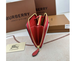Женский брендовый кошелек Burberry (3341) red