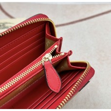  Жіночий брендовий гаманець Burberry (3341) red