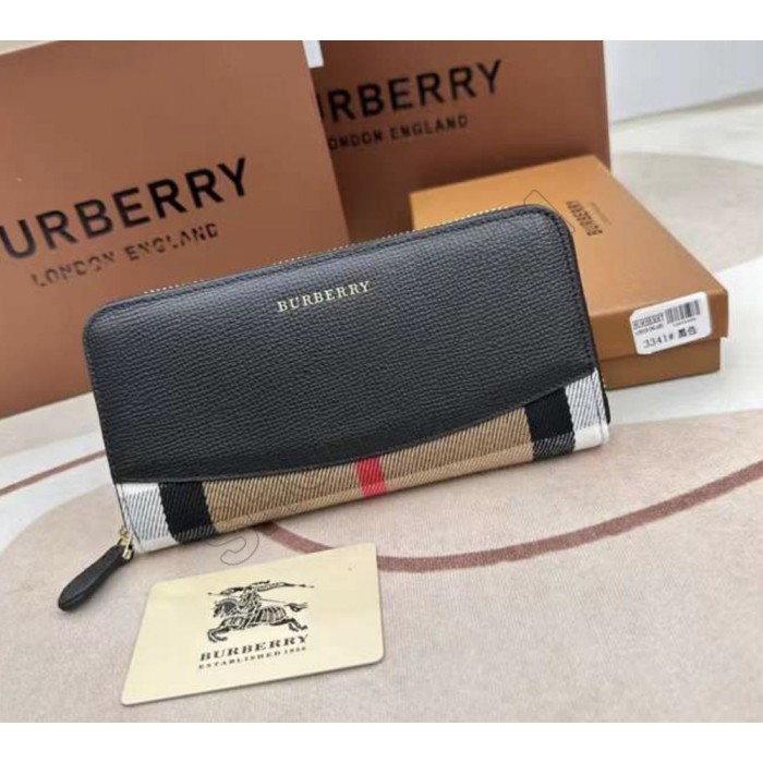 Женский брендовый кошелек Burberry (3341) black