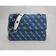  Жіноча сумка на плече Guess (3385) blue