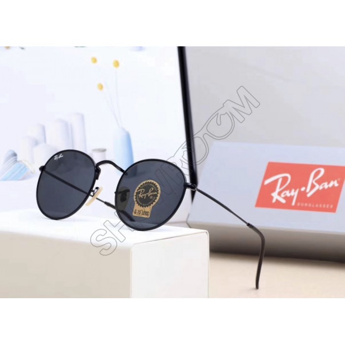 Мужские солнцезащитные очки RAY BAN 3447 (54) Round black