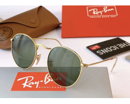 Мужские солнцезащитные круглые очки Rayban 3447-3