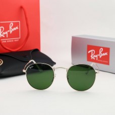 Мужские солнцезащитные очки RAY BAN 3447 Round green