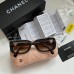 Брендовые солнцезащитные женске очки Ch (3467) Lux