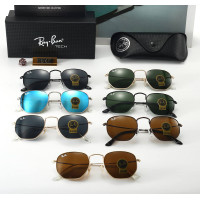 Жіночі брендові сонцезахисні окуляри Ray ban (3548) brown