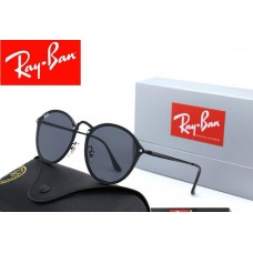 Мужские круглые солнцезащитные очки Rb 3574 (153/9A) black