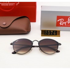 Мужские круглые солнцезащитные очки Rb 3574 (001/13) brown