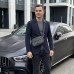 Брендовая мужская борсетка, сумка на плечо Lacoste (3650) black