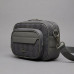 Брендова чоловіча борсетка, сумка на плече Lacoste (3651) сіра Брендова чоловіча борсетка, сумка на плече Lacoste (3651) сіра