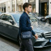 Брендовая мужская борсетка, сумка на плечо Lacoste (3651) синий Брендовая мужская борсетка, сумка на плечо Lacoste (3651) синий