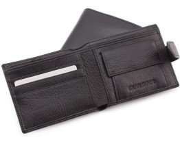 Шкіряний чоловічий гаманець Leather Collection (401) подарункова упаковка