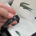 Чорний чоловічий браслет на руку Lacoste (40189)