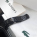 Чорний чоловічий браслет на руку Lacoste (40189)