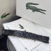 Чорний чоловічий браслет на руку Lacoste (40189)
