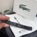 Чорний чоловічий браслет на руку Lacoste (40189)