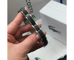 Мужской брендовый браслет на руку Lacoste (40195)
