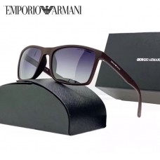  Чоловічі сонцезахисні брендові окуляри (4064) brown