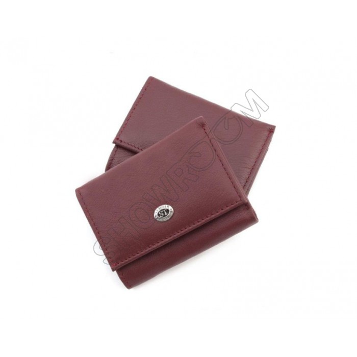 Недорогой женский кожаный кошелек (4401) коричневый