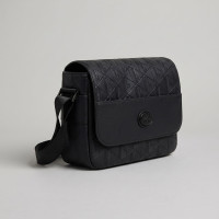 Мужская брендовая барсетка, сумка через плечо Lacoste (4838) black