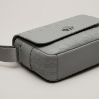  Чоловіча брендова барсетка, сумка через плече Lacoste (4838) grey