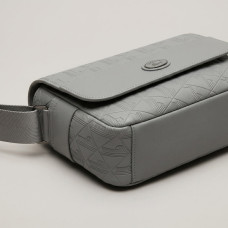  Чоловіча брендова барсетка, сумка через плече Lacoste (4838) grey