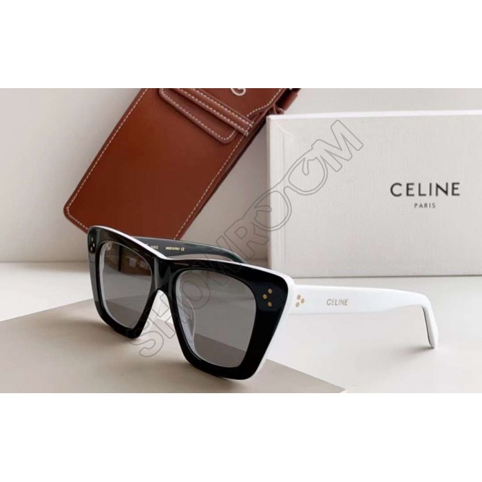 Люксовые солнцезащитные очки CL 4s187 черный/белый