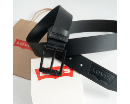 Чоловічий брендовий шкіряний ремінь Levis (501) 