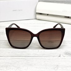  Жіночі брендові сонячні окуляри з поляризацією (1050) brown