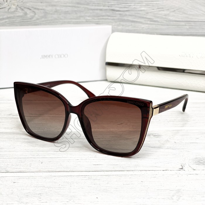 Женские брендовые солнечные очки с поляризацией (1050) brown