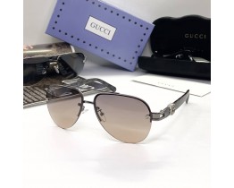  Чоловічі брендові сонцезахисні окуляри (5020) сірі
