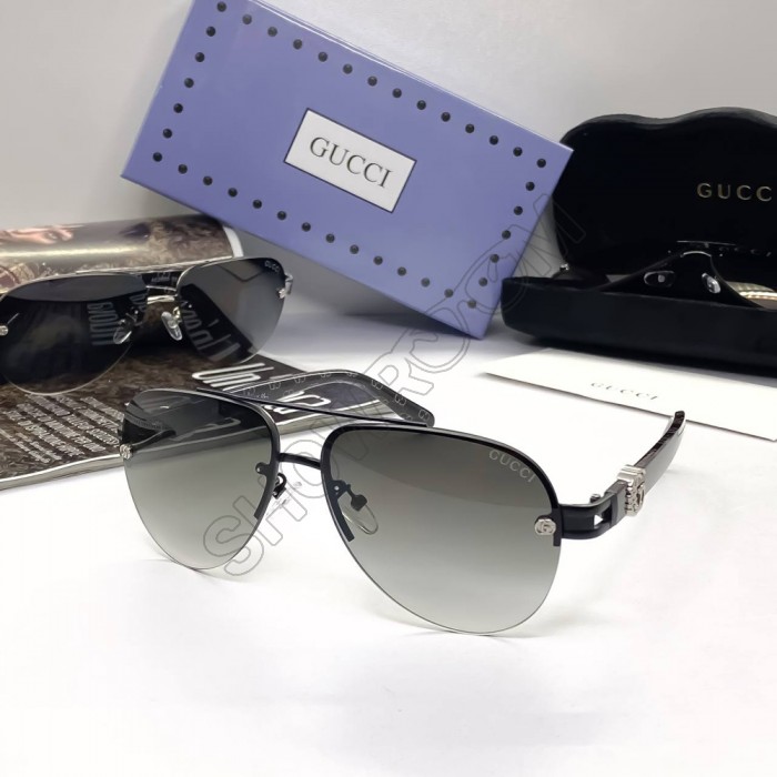 Мужские брендовые солнцезащитные очки (5020) черные