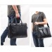 Мужская горизонтальная сумка на плечо для ноутбука Leahter Collection (5035) 
