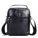 Мужская сумка через плечо Leather Collection (5037) кожаная черная